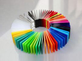 Plexiglas colorat